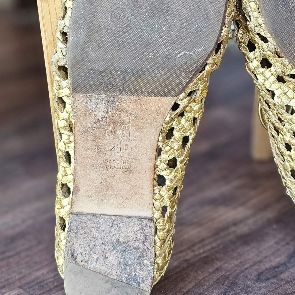 Ulla Johnson Belen Flats Gold - Picture 8 of 10